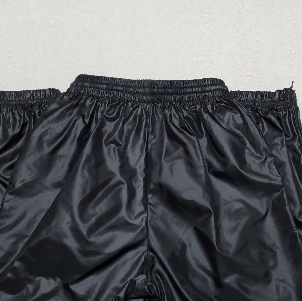 Rare Vintage 90s SJB Sport Black Waterproof High Rise Jogger Parachute Pants S - Picture 10 of 12